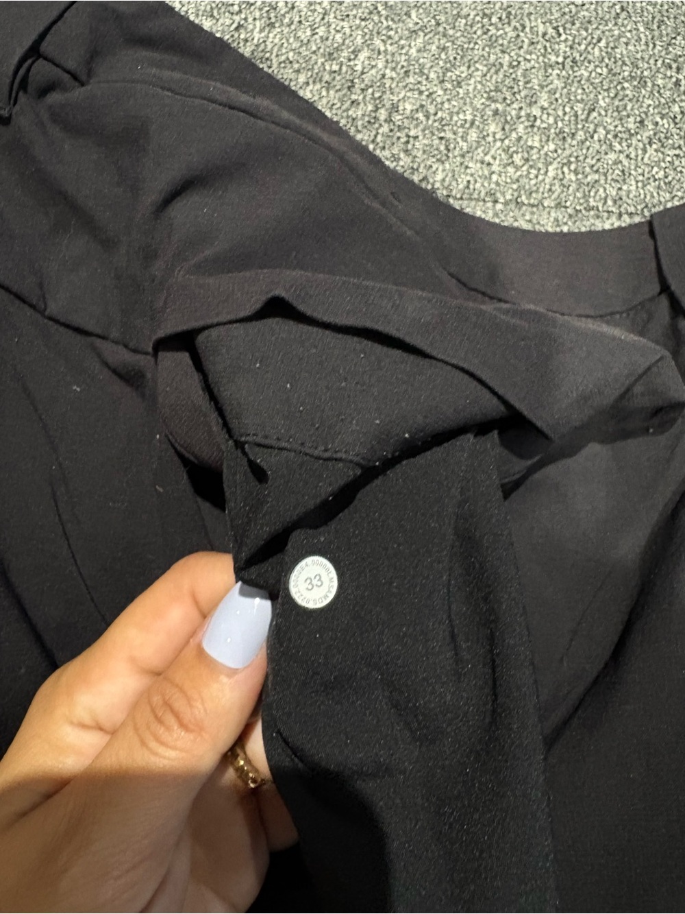 Black and Grey Men’s Lululemon Golf Pants (Two Pairs)